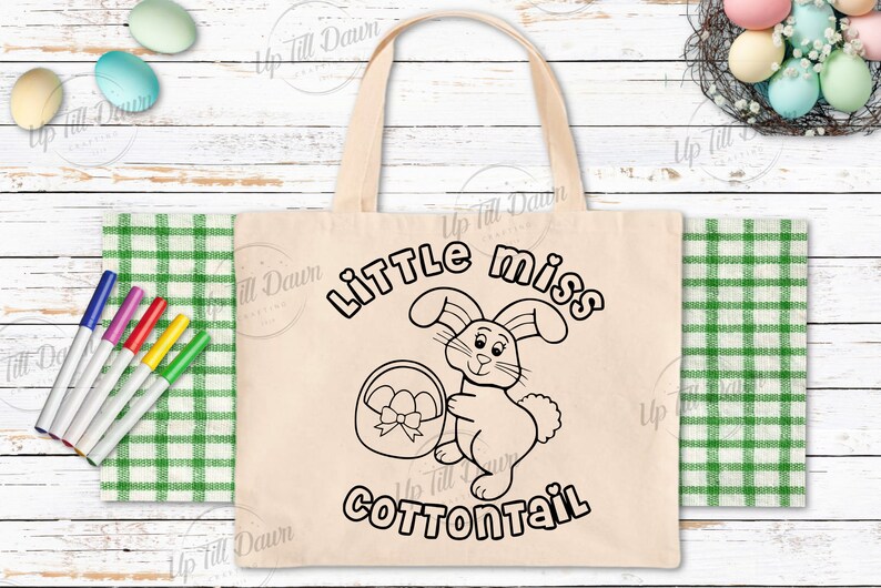 Download Little Miss Cottontail SVG Easter Coloring Shirt SVG ...