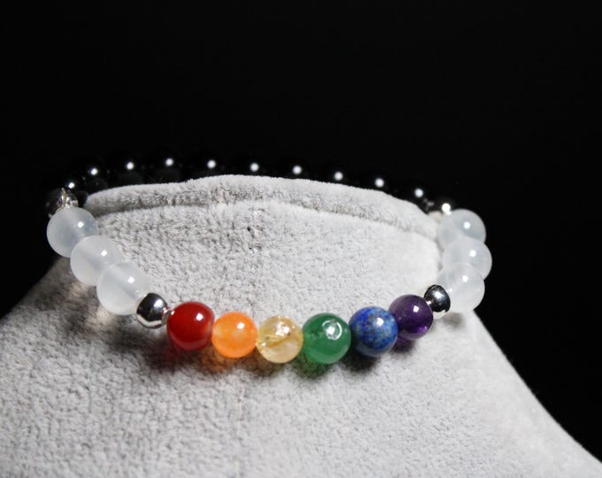 Pride Rainbow Crystal Bracelet
