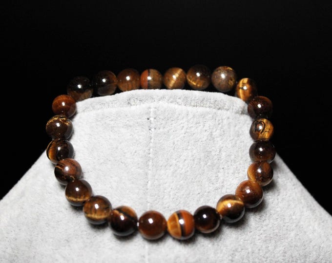 Tigers Eye Bracelet (6mm & 8mm Beads Available)