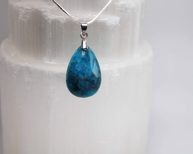 Apatite Tear Drop Pendant