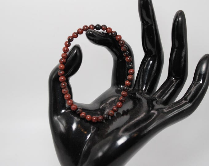 Mahogany Obsidian Bracelet (4mm)