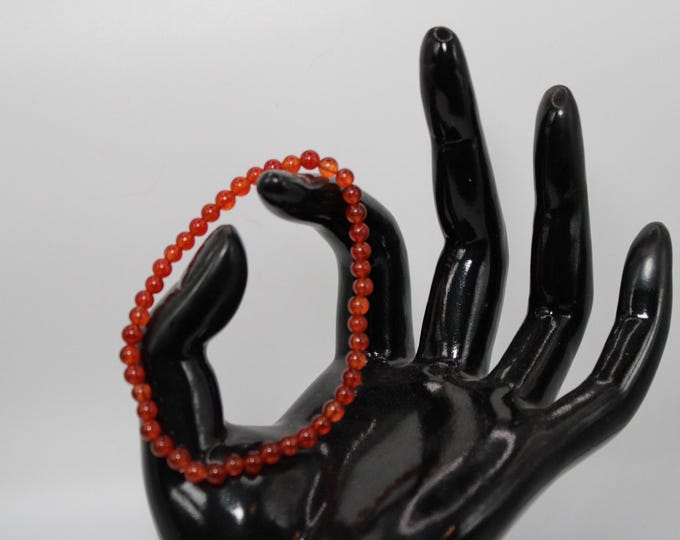 Carnelian Bracelet (4mm)