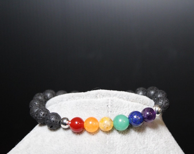 Pride Rainbow and Lava Rock