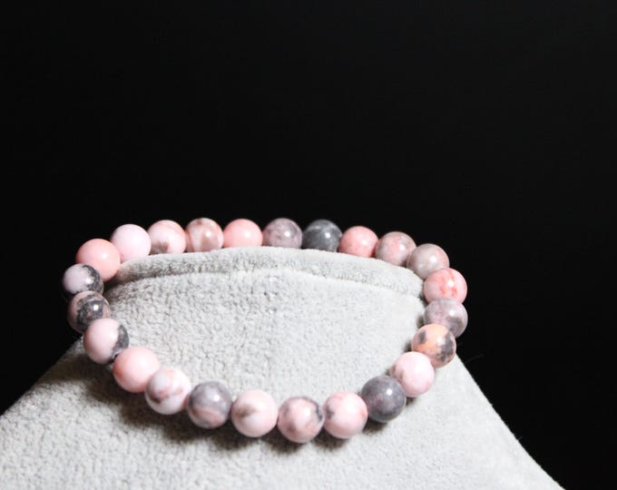 Zebra Jasper Stretch Bracelet
