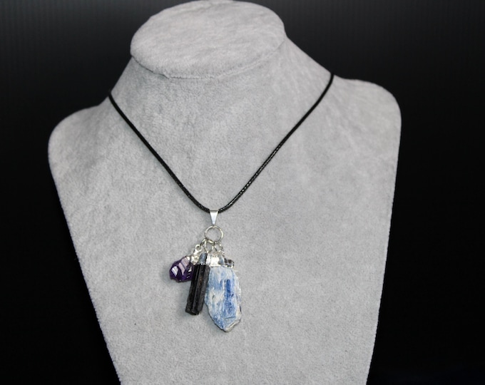 Psychic Awareness (kyanite, amethyst, and tourmaline)