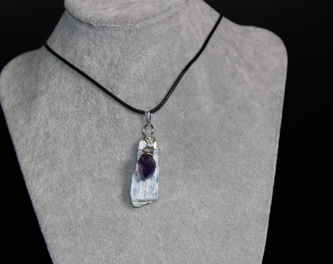 Meditation & Channeling - Kyanite and Amethyst