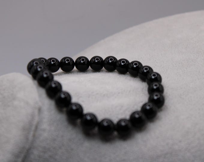 Obsidian Crystal Bracelet (6mm & 8mm Beads Available)