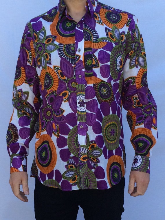 Unusual Gifts for Men, Long Sleeve Mens Cotton Party Shirt, Handmade Vibrant Button Shirt, Long Distance Relationship Gift for Boyfriend, Unusual Gifts for Men, Long Sleeve Mens Cotton Party Shirt, Handmade Vibrant Button Shirt, Long Distance Relationship Gift for Boyfriend,