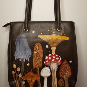 Mushroom forest purse