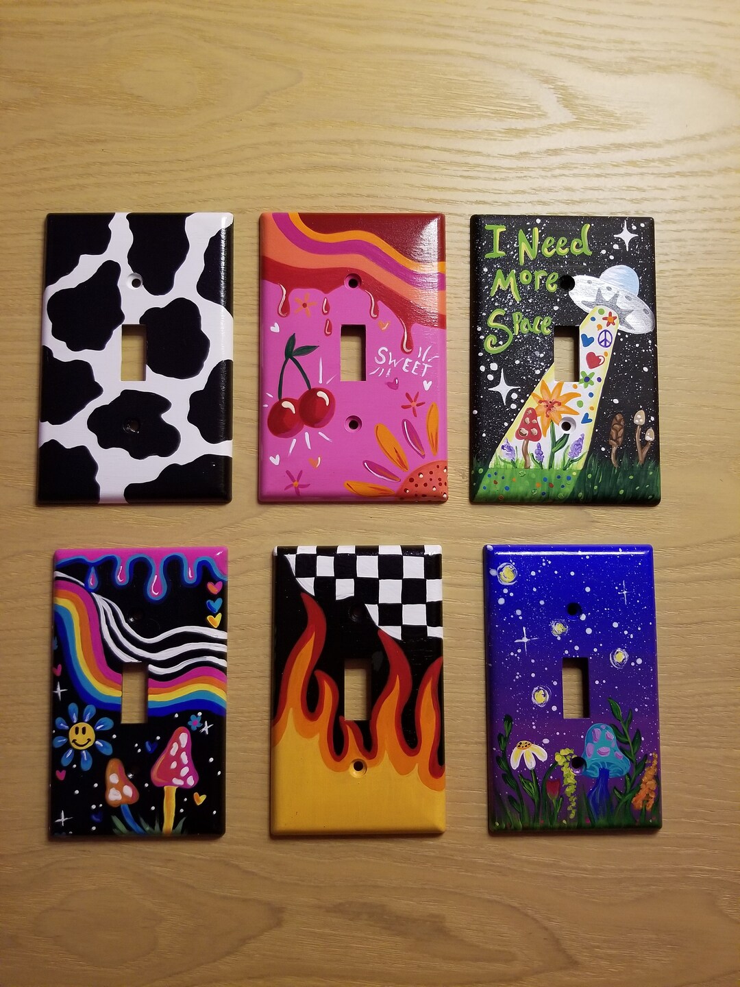 Hand Painted Light Switch Covers Etsy