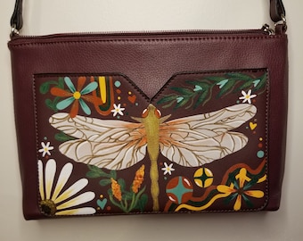 Retro dragonfly purse