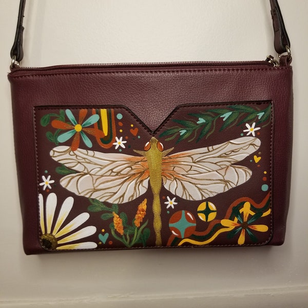 Retro dragonfly purse