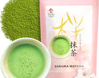 Japan Sakura Matcha Powder green tea Cherry Blossom Green Tea 100g No artificial fragrances are used.Free Shipping YAMASAN