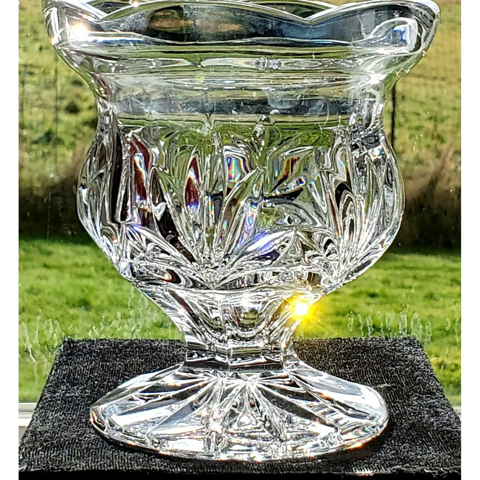 Royal Limited Crystal Tulip Vase 24 Full Lead Crystal Czech Etsy