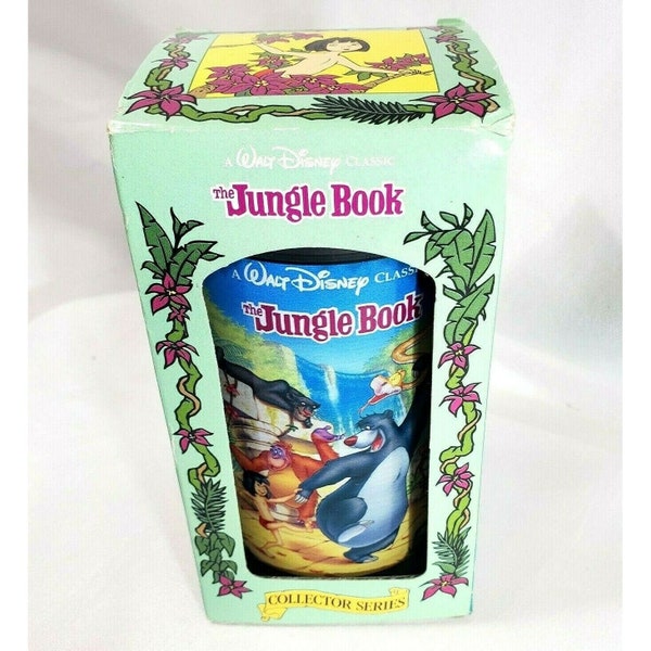 Walt Disney Jungle Book Collector Series Cup Burger King Coca Cola 1994 boxed