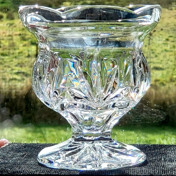 Royal Limited Crystal Tulip Vase 24 Full Lead Crystal Czech Etsy