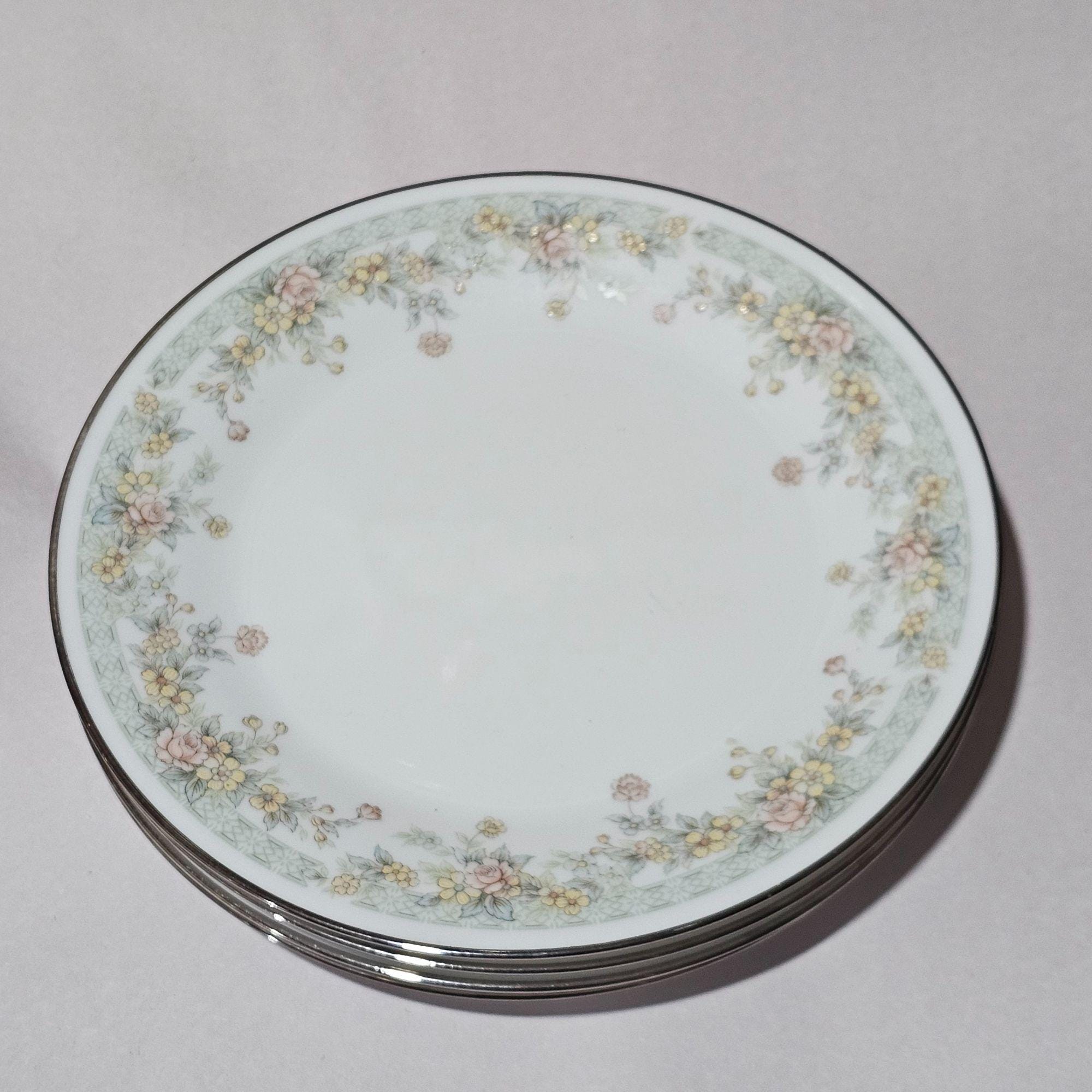 4 Noritake Spring Field Dinner Plates 10
