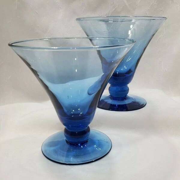 Mikasa Blue Glasses Etsy