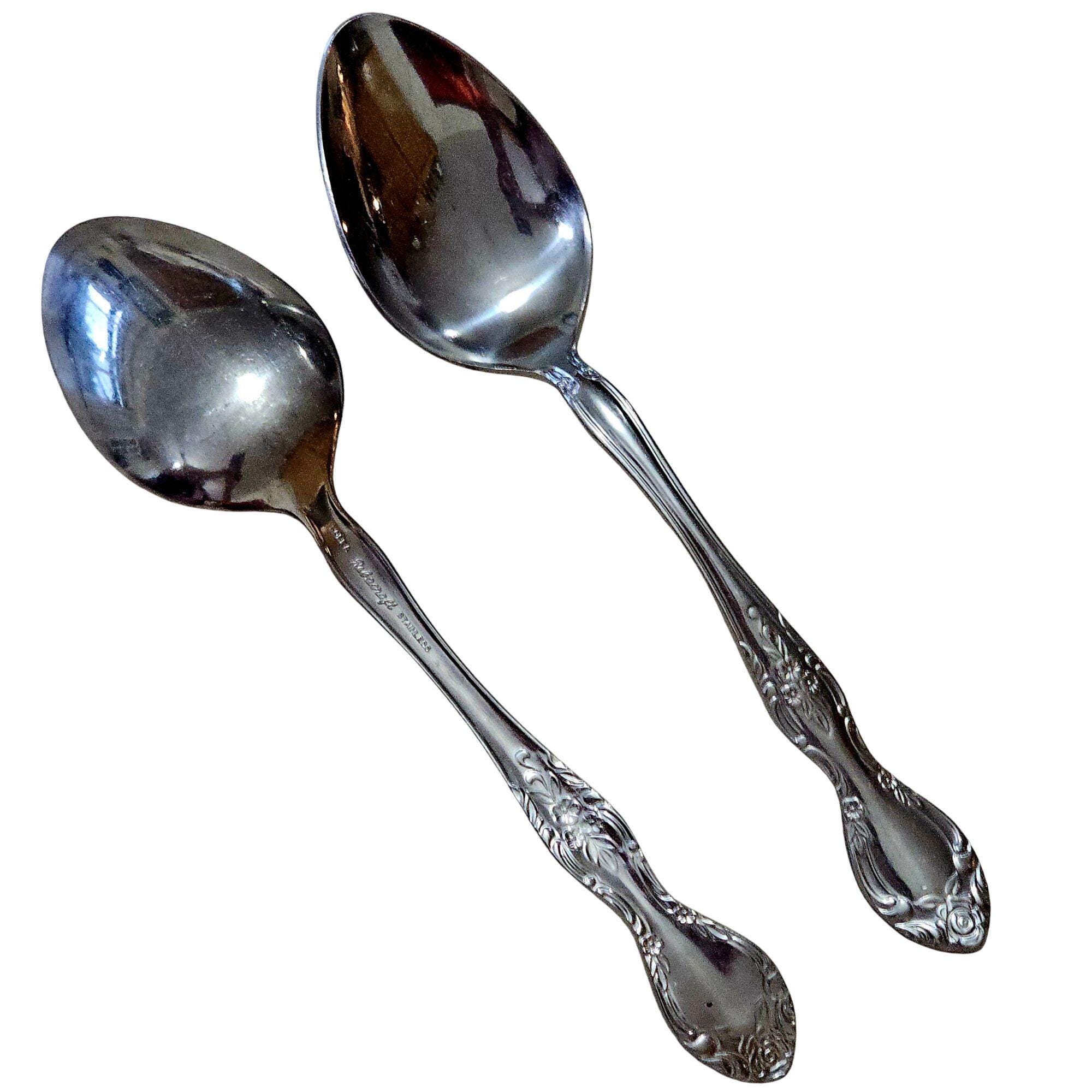 Reed & Barton Golden Jubilee 4 Soup Spoons 18/10 Stainless Flatware 6.25 Gold - Ireland