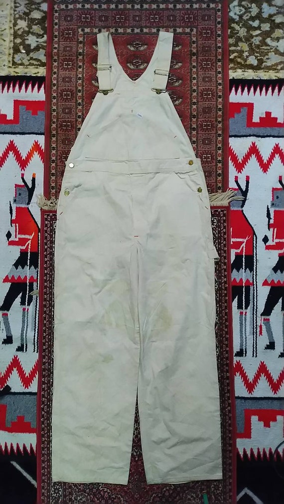 Vintage white 1960s coverall lee deadstock