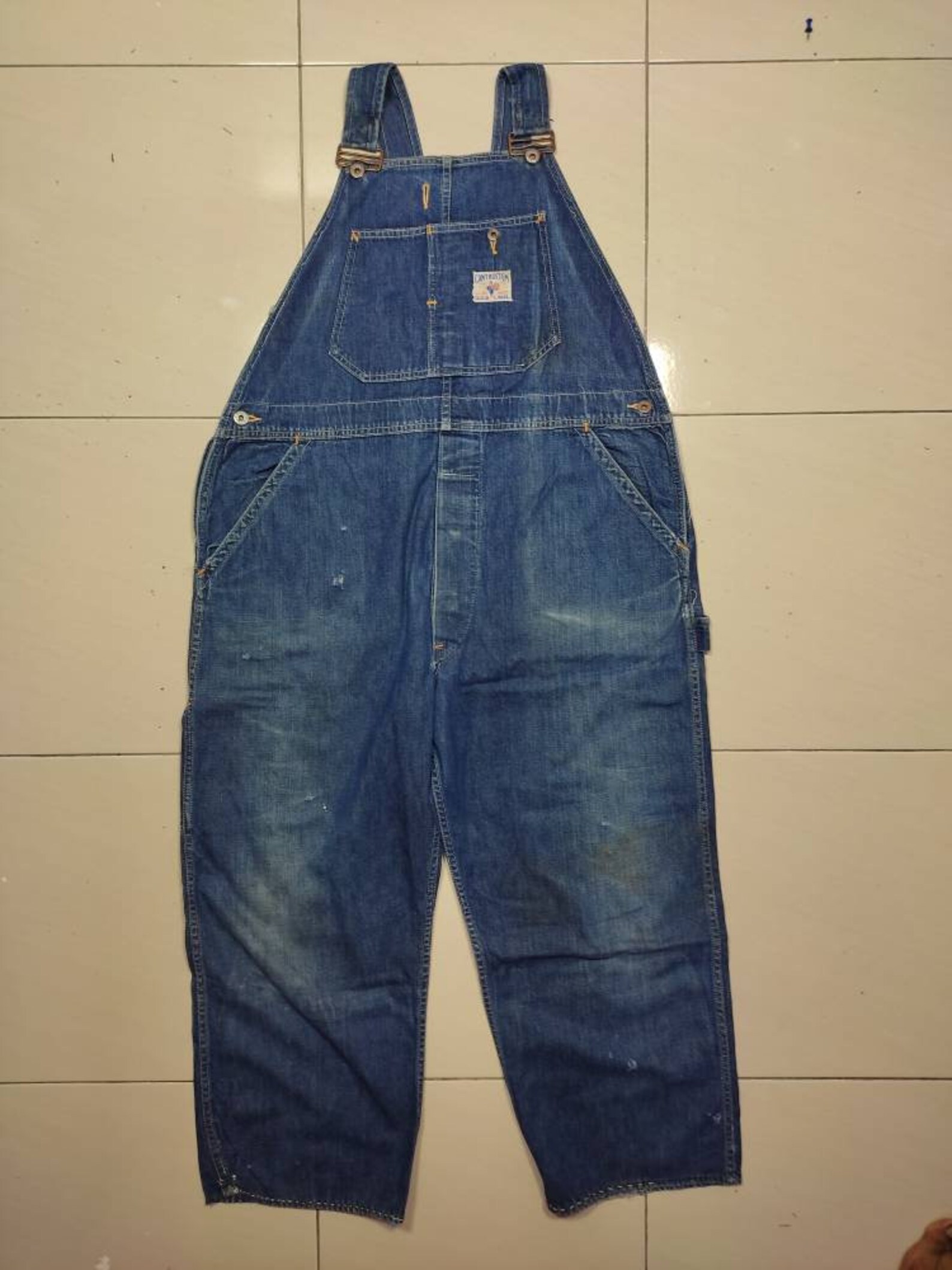 Vintage 40s can't bust em denim overalls Etsy