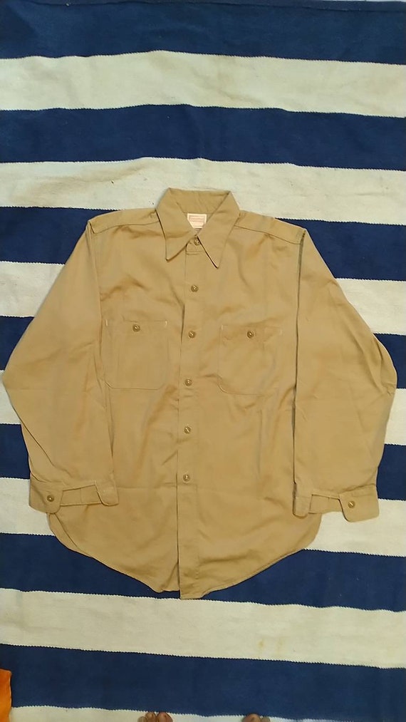 Vintage work shirt Hercules khakis 60s , Penney's