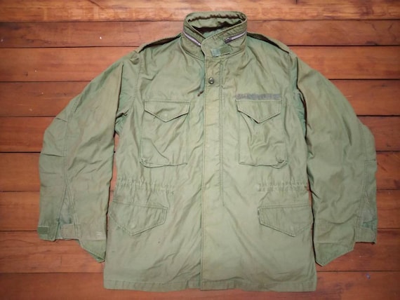 Vintage Hot coat ,Field jacket M65 hooded usmc sil