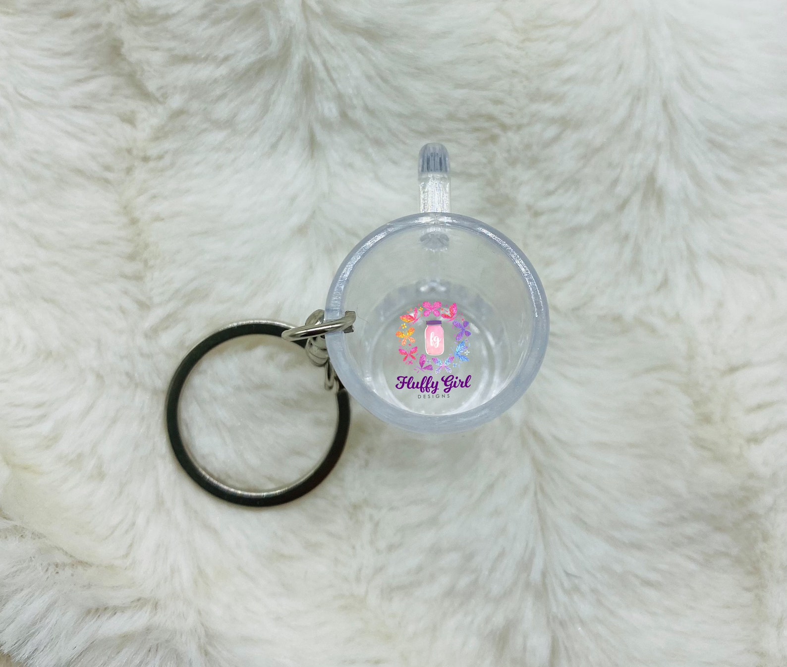 Cup Keychain Mini Cup Keychain DIY Keychain Blank Keychain Etsy