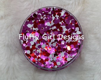 Laces, Glitter, Dot Glitter, Dots, Mixed Dots, Pink Dots, Polyester Glitter, Polyester Dots, Glitter Dots, High Quality Glitter Dots