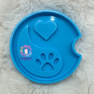 Coaster, Car Coaster, Dog Coaster Mold, Car  Coaster Mold, Mold, Paw Coaster Mold, Dog Car Coaster Mold, Silicone Mold, Coaster Mold, Resin