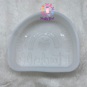 Teacher Rainbow Freshie Mold, Freshie Mold, Teacher Mold, Mold, Freshie, Freshie Resin Mold, Freshie Silicone Mold, Silicone Mold, Rainbow