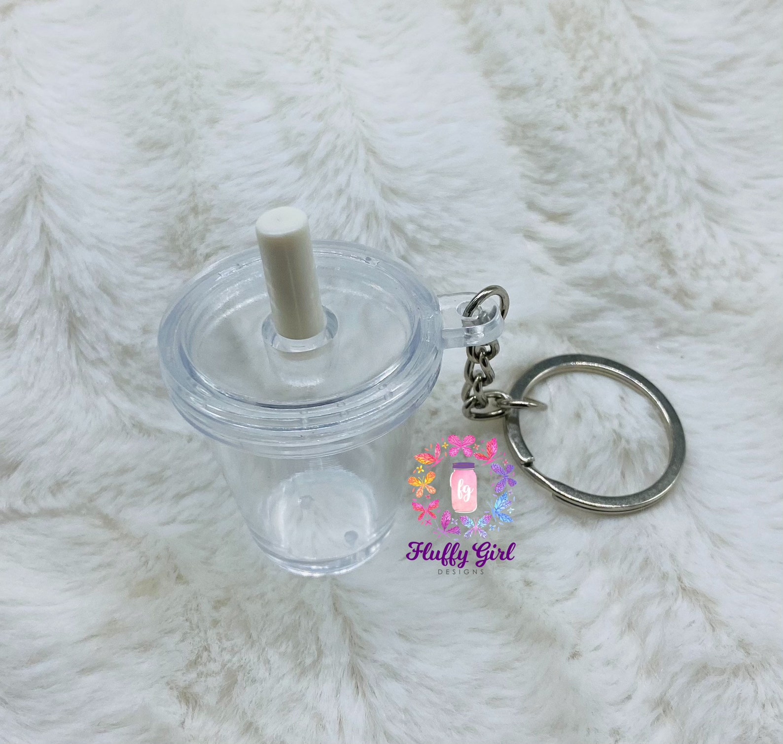 Cup Keychain Mini Cup Keychain DIY Keychain Blank Keychain Etsy