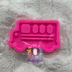 Bus Mould , Mould, Schulbus Mould, Harzform, Silikonform, Bus, Bus Schlüsselanhänger , Bus Schlüsselanhänger Mould, Backform, Formen