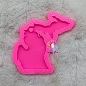 Michigan Mold, State Mold, State of Michigan Mold, Silicone Mold, Molds, Michigan, MI Mold, Resin Mold