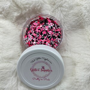 Glitter, Dots, Polyester Glitter, Pretty in Pink, Tumbler, Tumbler Glitter, Art, High Quality Glitter, craft Glitter, Crafting, Nail Glitter