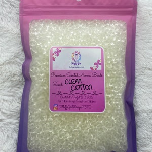 Scented Aroma Beads, Cured Aroma Beads, Premium Aroma Beads, Aroma Beads for Freshies, Freshie Aroma Beads, Scented Beads, Clean Cotton