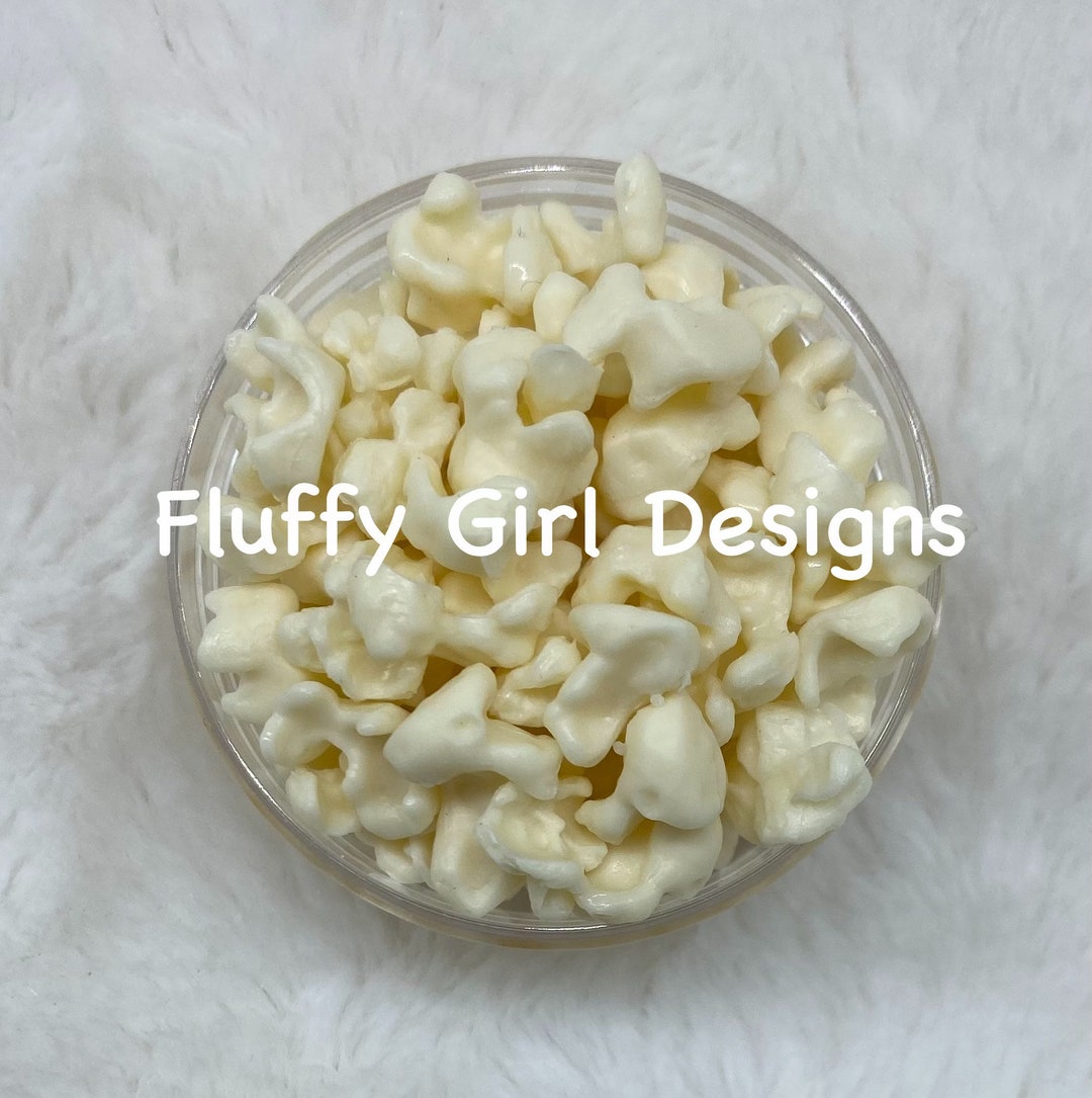 Popcorn, FAKE Popcorn, Popcorn Polymer Clay, Yellow Popcorn, Faux