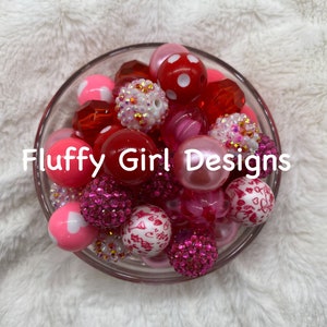 Bubblegum Beads, 20mm Beads, Beads, Gumball Beads, Round Beads, Pen Beads, Jewelry Beads, Wristlet Beads, Gum Ball Beads, 20mm Bubble Beads