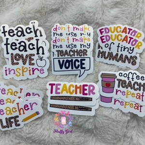 Leraar Stickers, Inspire Stickers, Stickers, Cute Stickers, Glitter Stickers, Leraar Waardering Stickers, Stickers, Opvoeder, Handgemaakt