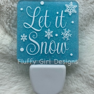 Christmas Night Light, Night Light, Let it Snow Night Light, Christmas Decor, Christmas Decor Night Light, Let it Snow, Christmas Decoration