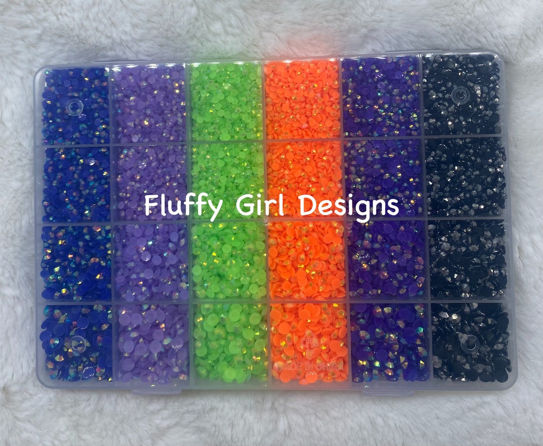 Rhinestones, Rhinestone Kit, Jelly Rhinestone Kit, 3mm, 4mm, 5mm Jelly