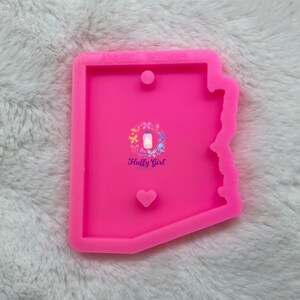 Arizona Mold, State Mold, State of Arizona Mold, Silicone Mold, Mold, Arizona, AZ Mold, Resin Mold, Keychain Mold, Jewelry Mold, AZ State