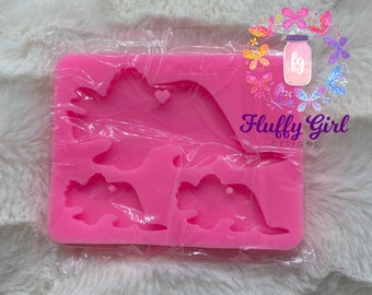 Shiny Triceratops Mold, Family Mold, Dinosaur Mold, Animal Family Mold, Molds, Animal Mold, Silicone AnImal Mold, Silicone Mold, Rhino Mold