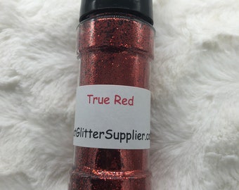 True Red, Glitter, Polyester Glitter, Fine Glitter, Red, Red Glitter, Tumbler Glitter, Crafts, High Quality Glitter,Holographic Glitter