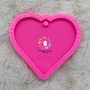 Heart Mold, Heart Keychain Mold, Heart Resin Mold, Heart Keychain Mold, Heart, Resin Mold, Silicone Mold, Keychain Mold
