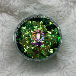 Serpent, Glitter, Polyester Glitter, Color Shift Glitter, Holographic Glitter, Chunky Glitter, Chunky, Color Changing Glitter