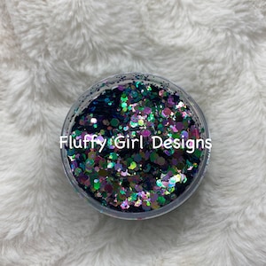 Color Changing Glitter, Glitter, Polyester Glitter, Color Shift Glitter, Holographic Glitter, Chunky Glitter, Chunky, Carnival