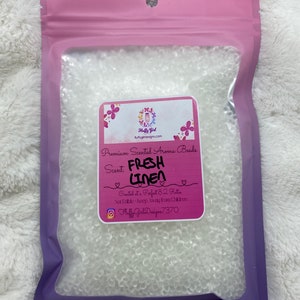 Fresh Linen Scented Aroma Beads, Prescented Aroma Beads, Premium Aroma Beads, Aroma Beads for Freshies, Freshie Aroma Beads, Scented Beads