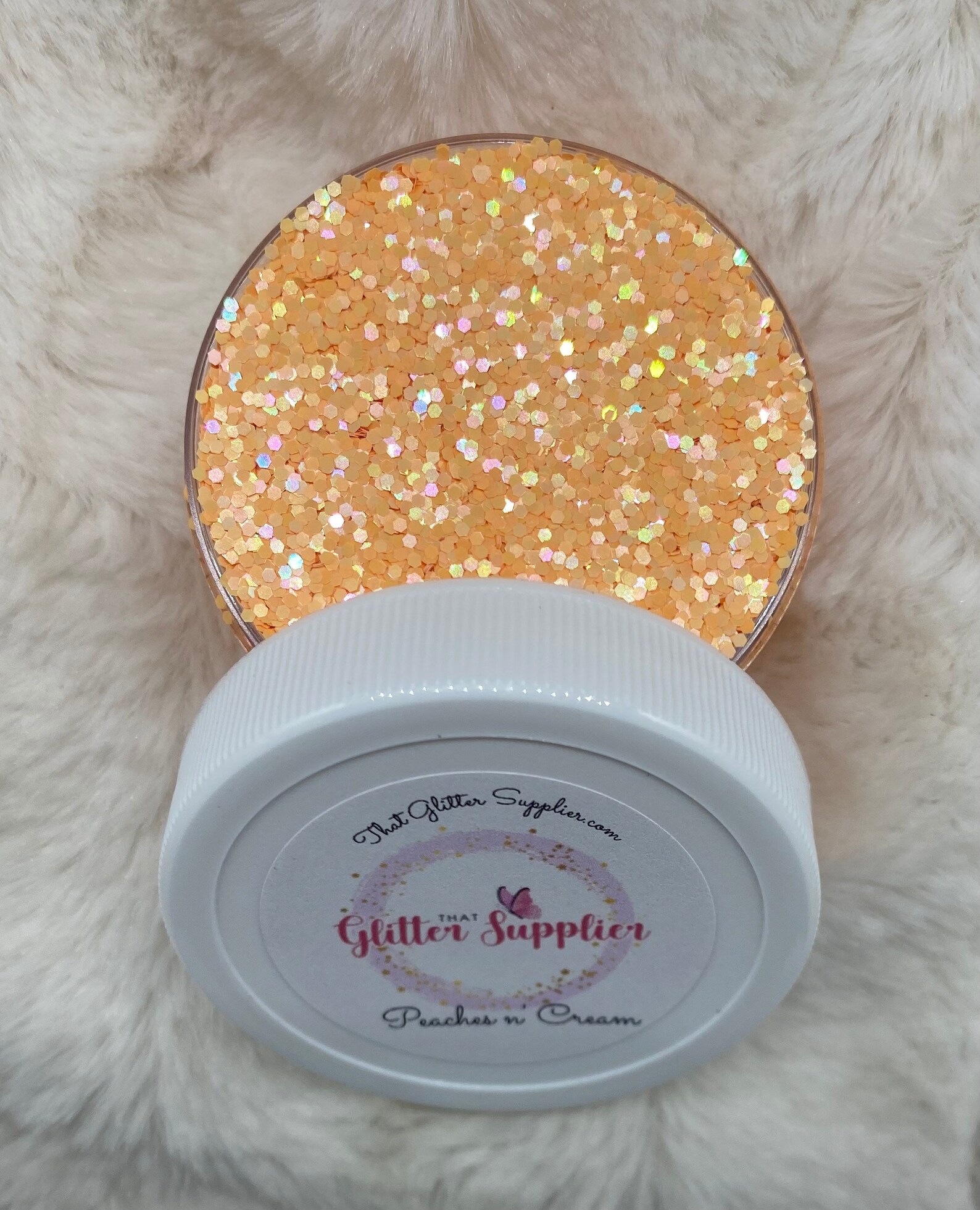Peaches N Cream Glitter Semichunky Glitter High Quality Etsy