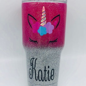Unicorn Cup, Unicorn, Glitter Cup, Unicorn Glitter Tumbler, Glitter, Unicorn Tumbler, Kids Cup, Gift, Unicorn Birthday, Girl Cup, Ombre